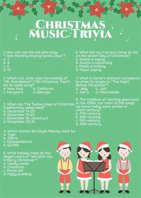 Christmas Music Trivia with Answers: A Delightful Journey Through Festive Knowledge